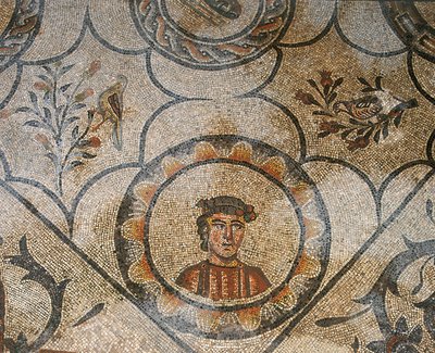 (detalle) del suelo de la Basílica Cristiana Primitiva de Aquileia, Udine de Unknown